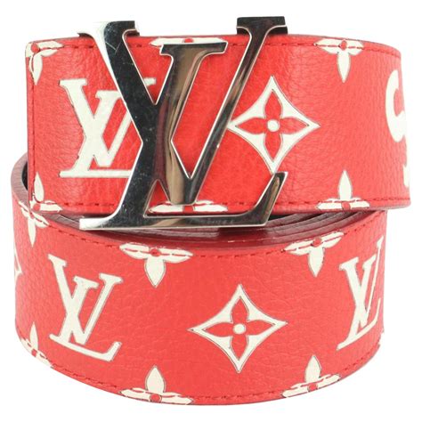 louis vuitton supreme gürtel|Louis Vuitton x supreme font.